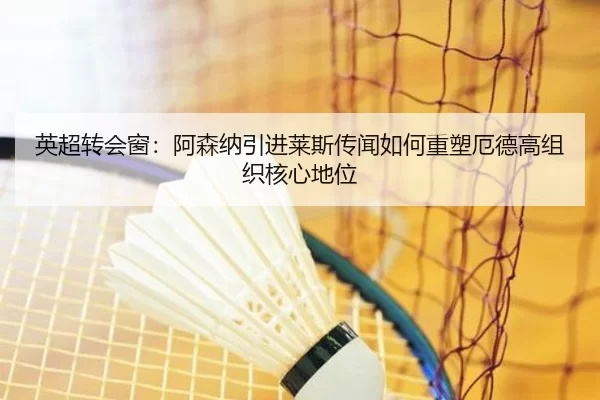 英超转会窗：阿森纳引进莱斯传闻如何重塑厄德高组织核心地位